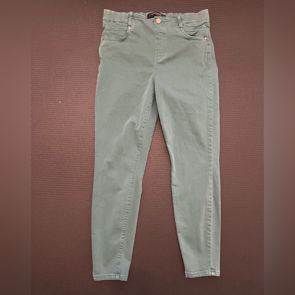 Liverpool Los Angeles ‘the ankle skinny’ Green, Size 31